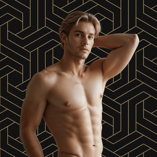 Blonde AI Boyfriend Model